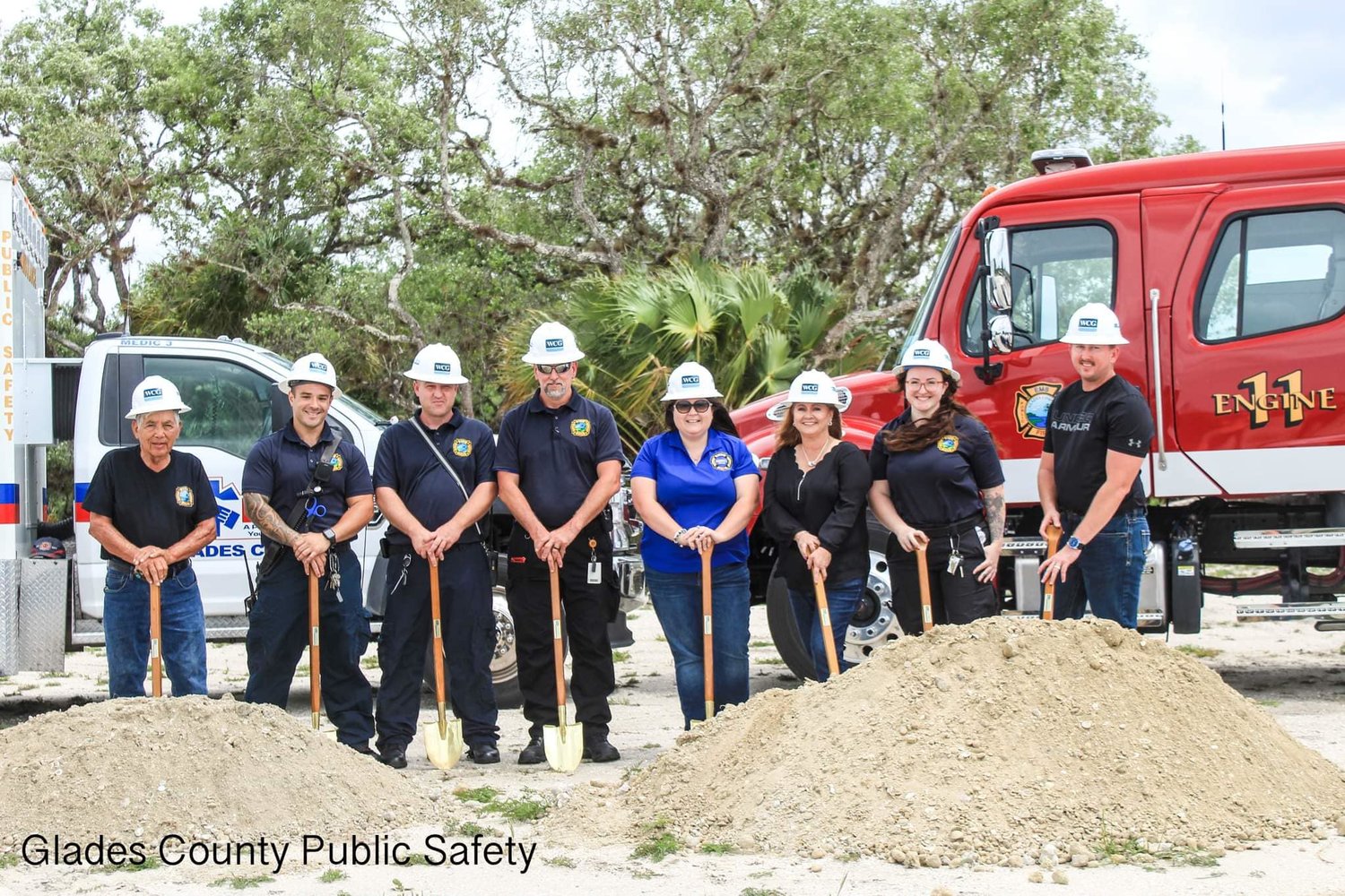 County commissioners break ground on new public safety complex.